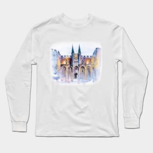 Palace of the Popes in Avignon, France Long Sleeve T-Shirt